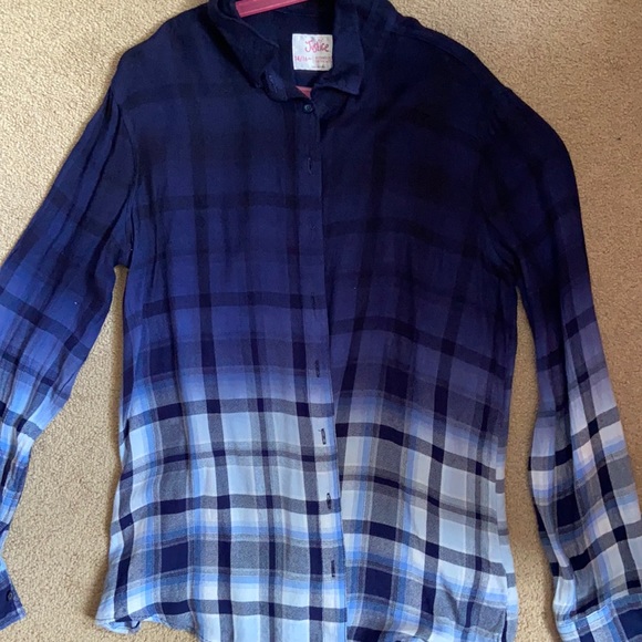 Ombré Flannel Long Sleeve - Picture 1 of 3